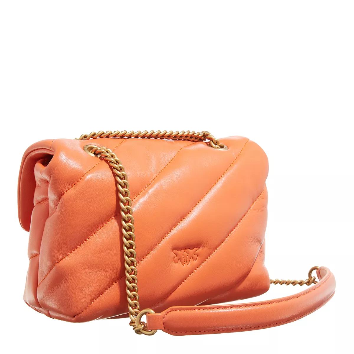 pinko Crossbody bags Love Puff Mini Cl in oranje