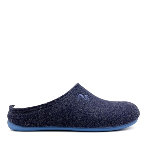 thies Slipper thies 1856 ® Recycled Wool Slippers dark navy blue dunkelgrau