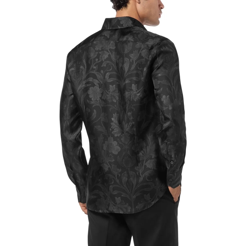 BILLIONAIRE Hemd Hemd Goldschnitt Ls Baroque schwarz(Image 2)