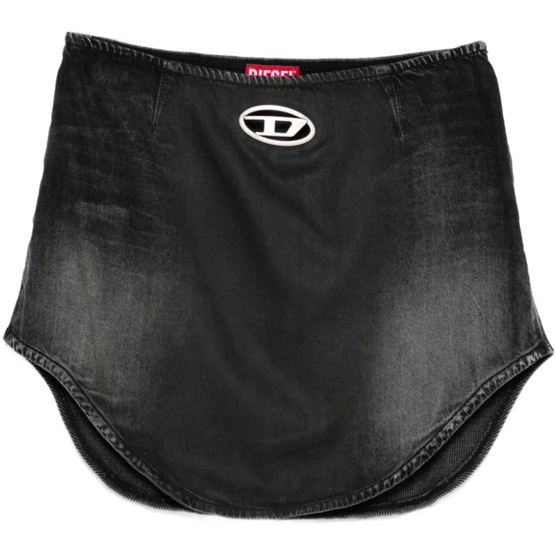 Diesel Midirock Skirts Black schwarz