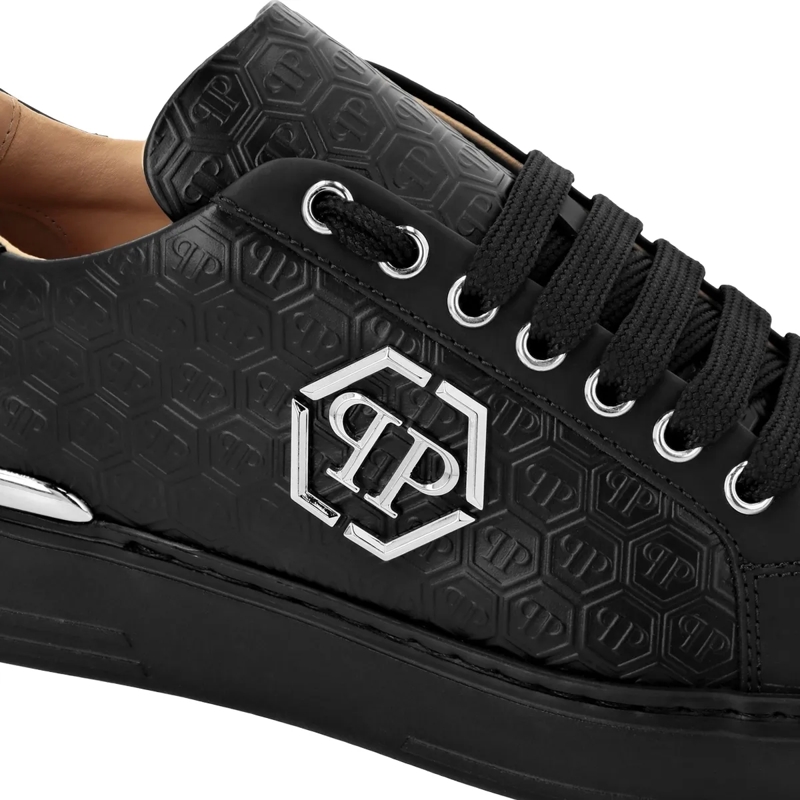 Philipp Plein Low-Top-Sneaker Sneaker Monogram schwarz(Image 4)