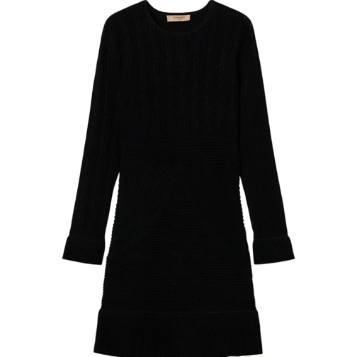 Twin-Set Midi Jurken Dresses Black schwarz