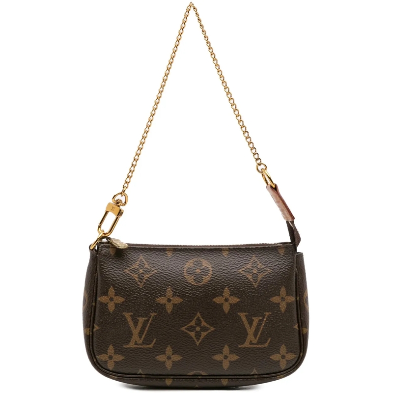 Louis Vuitton Fourre-tout Monogram Mini Pochette Accessoires braun