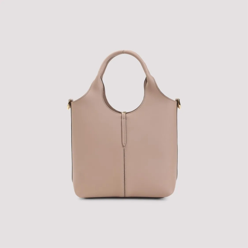 Tod's Schultertasche Structured Leather Shoulder Bag Pink