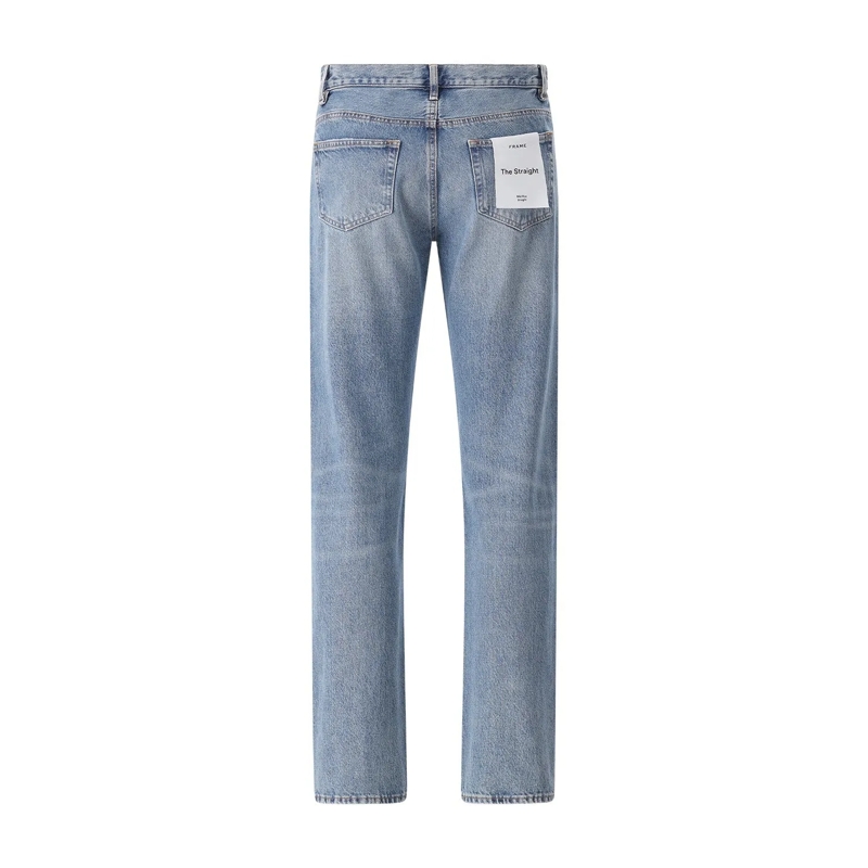 FRAME Jeans Mid-Rise Straight Jeans blau(Image 2)