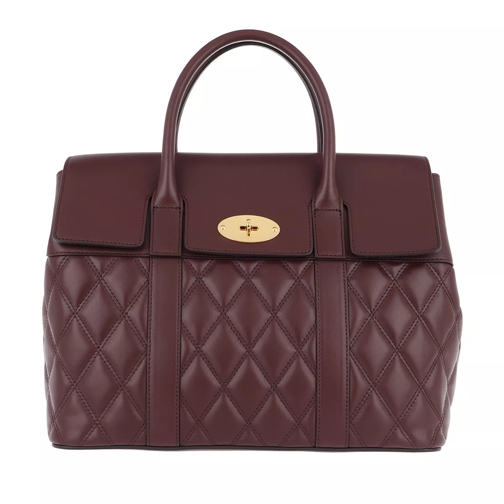 Mulberry Bayswater With Strap Quilted Smoot Calf Leather Burgundy Sporta