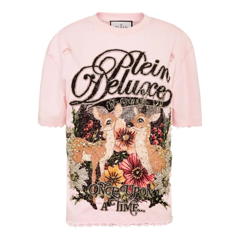Philipp Plein T-Shirt T-Shirt Man Fit rose