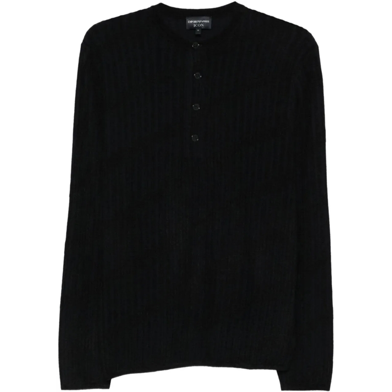 Emporio Armani  Sweaters Blue blau