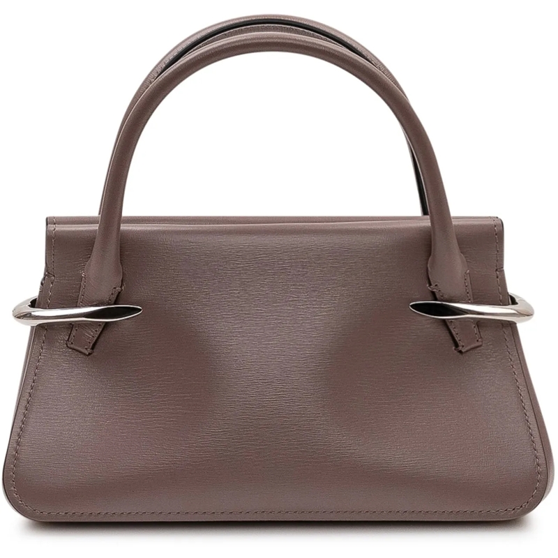 Givenchy Tote Borsa in Pelle con Manico Rigido Mini taupe