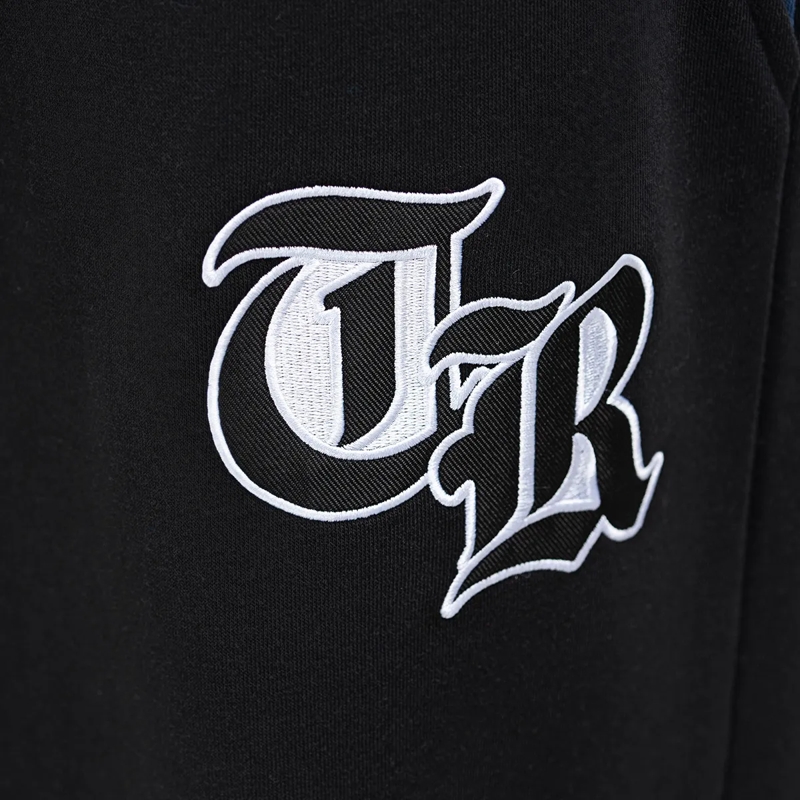 True Religion Jogginghose - Jogginghose- Mittelhoher Bund- Kontrasteinsätz schwarz(Image 3)