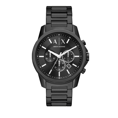 Armani Exchange Chronograph Stainless Steel Watch AX1722 Black Kronograf