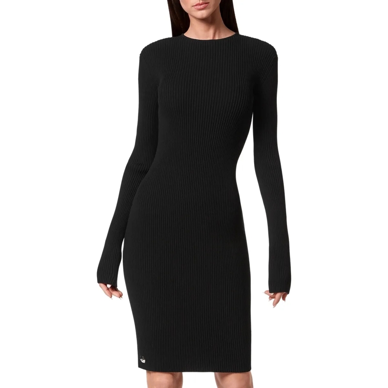 Philipp Plein Strickkleid Strickkleid beige(Image 3)