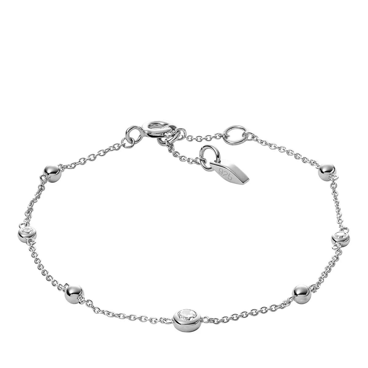 Fossil Elliott Glitz Bracelet Sterling Silver Armband