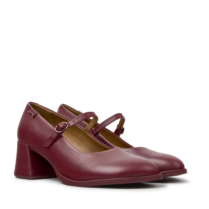 Camper Schnürschuhe Der neue feminine Absatzschuh für den Alltag ist i dunkelrot(Image 2)