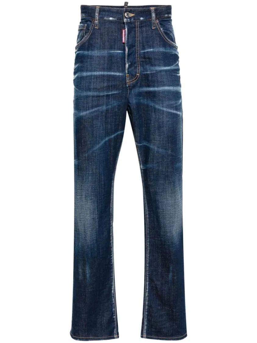 Thumbnail - Dsquared2 - Mid-Rise Skinny Jeans - Größe 52 - blau