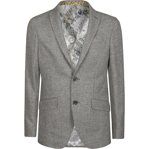 Etro Vestes en duvet Roma Jacket Grey grau