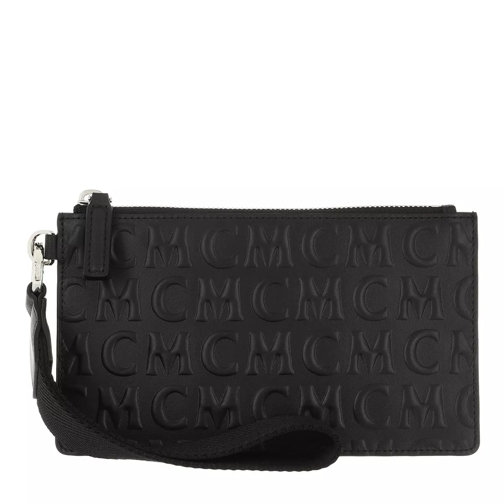 MCM MCM Monogramme Leather Multi-Functional Pochette Black Wristlet