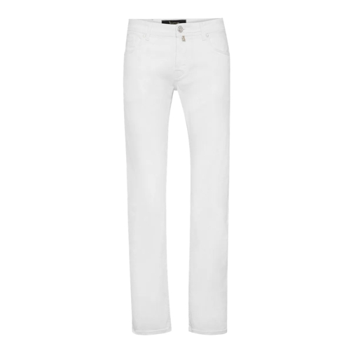 BILLIONAIRE Jeans mit geradem Bein Jeans Regular Fit weiss