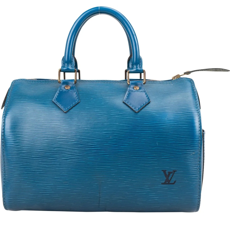 Louis Vuitton Tote Louis Vuitton Blue Epi Leather Speedy 25 Handbag blau