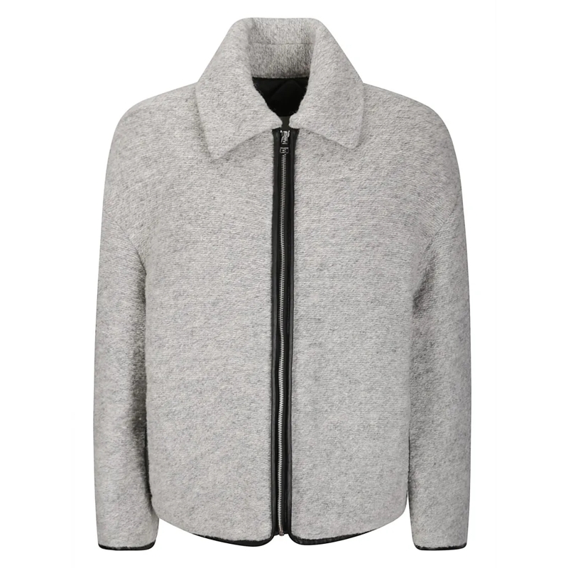 J.W.Anderson Overgangsjas Contrast Trim Casual Jacket Grey