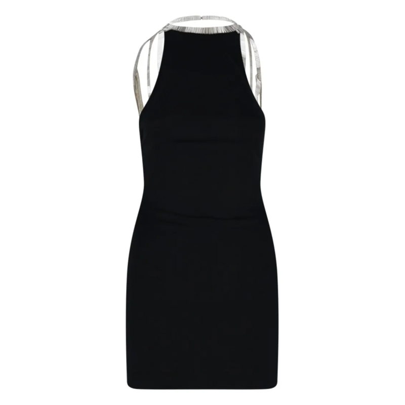 The Attico Minikleid Mini Sequin Dress – Black Black