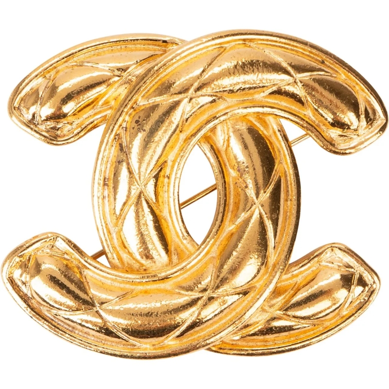 Chanel  Chanel CC Matelasse Brooch mehrfarbig