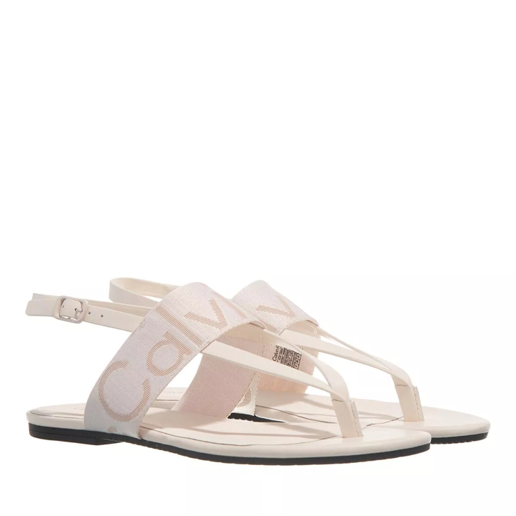 White calvin on sale klein sandals