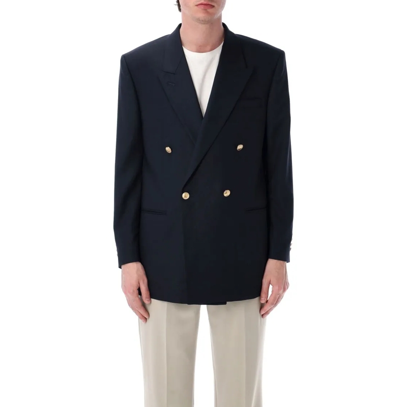 Sunflower Blazer 90'S Double Breasted Club Blazer Blue