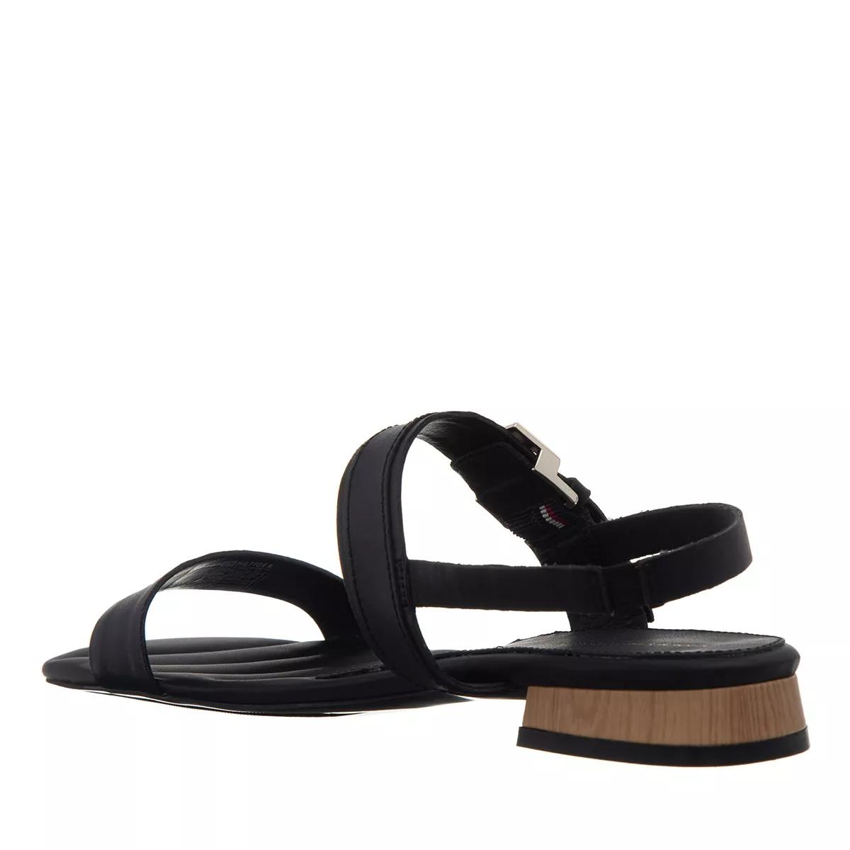 Tommy hilfiger hot sale black sandals