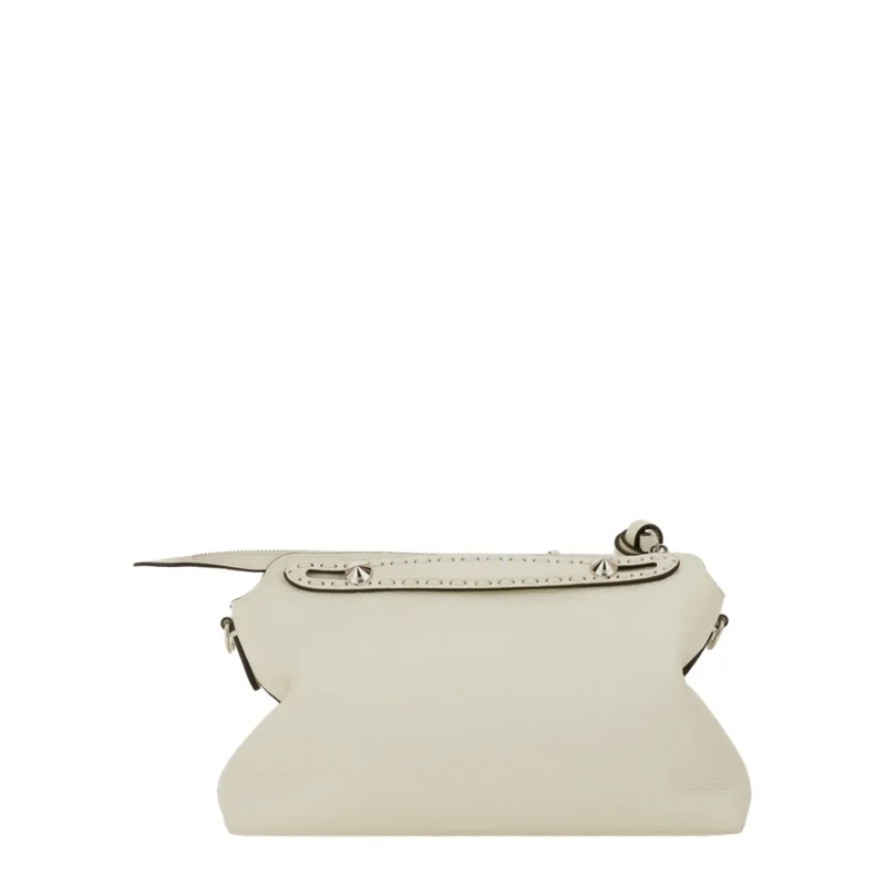 Fendi Crossbody Bag By The Way Saddle Bag Medium White (Image 2)