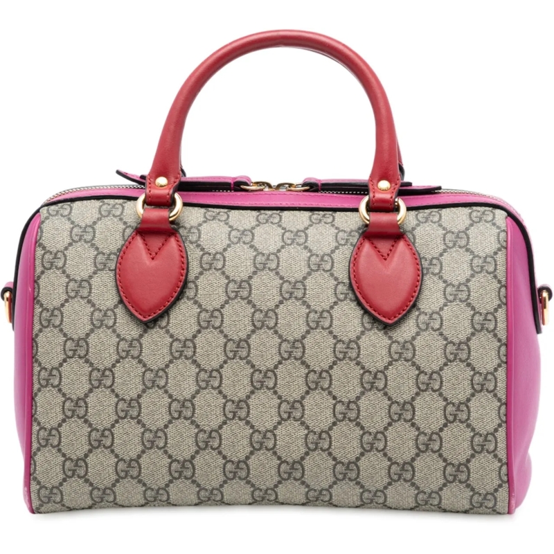 Gucci Schultertasche Small GG Supreme Satchel braun