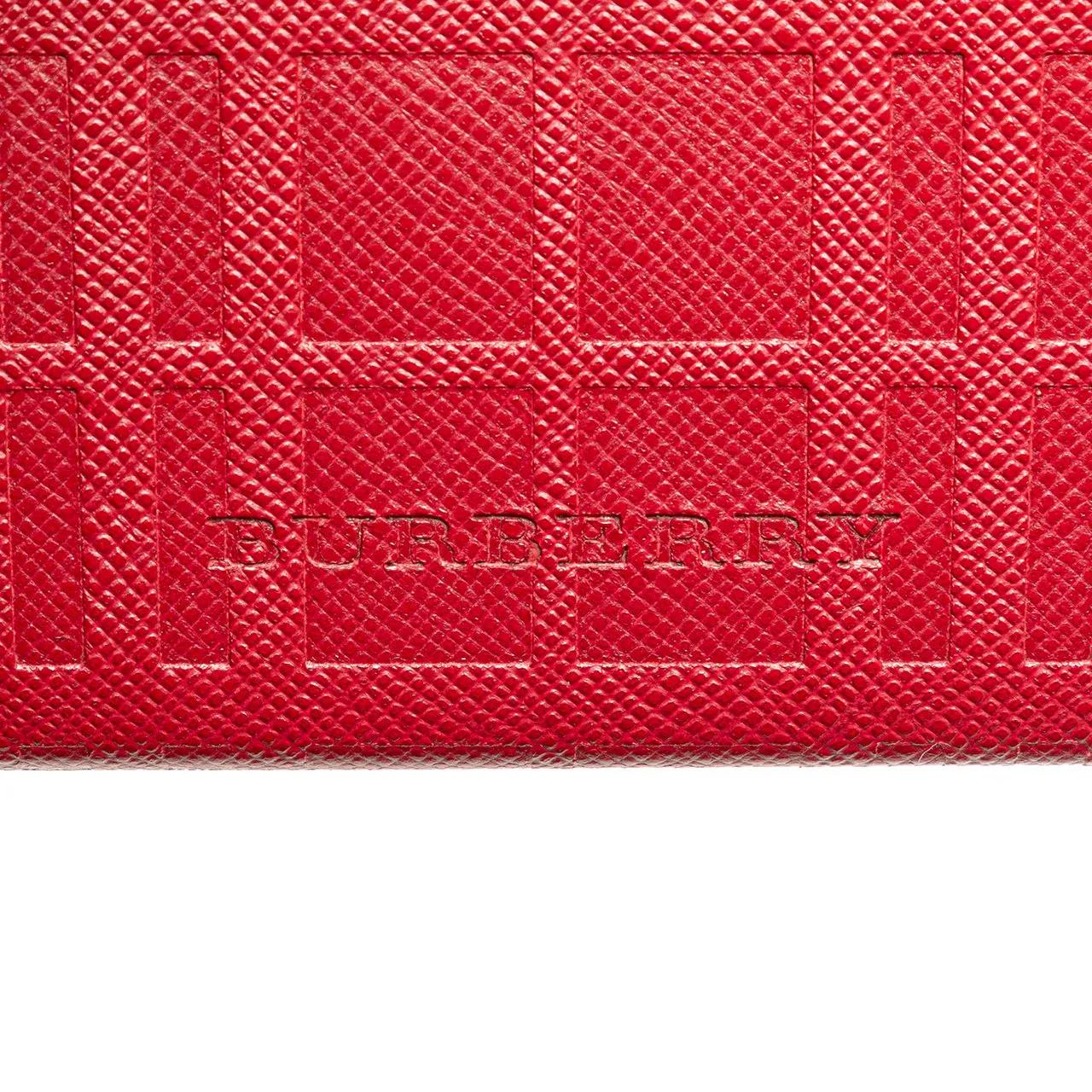 Thumbnail - Burberry Portemonnaie - Leather Coin Pouch - Gr. unisize - in Rot - für Damen
