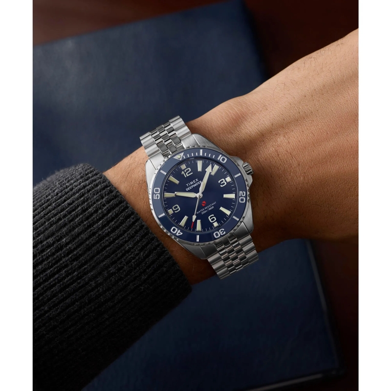 Timex Quarzuhr Quarz-Analoguhr Deepwater Arctic blau(Image 6)