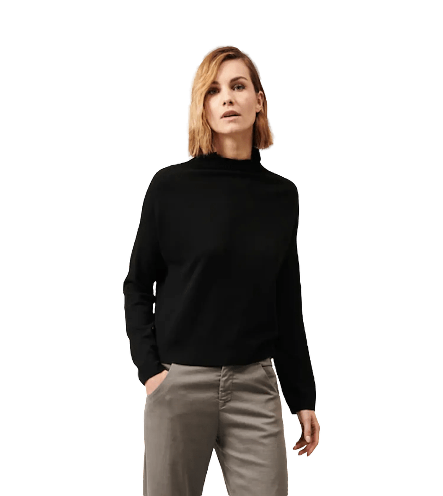 Transit - Oversize-Pullover - Größe XS - schwarz