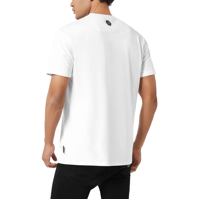 Philipp Plein T-Shirt T-Shirt Round Neck Ss Eagle Embellished weiss(Image 2)