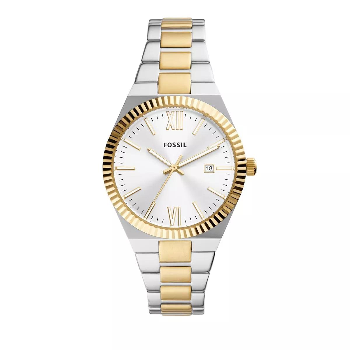 Fossil Uhr - Scarlette Three-Hand Date Stainless Steel Watch - Gr. unisize - in Mehrfarbig - für Damen