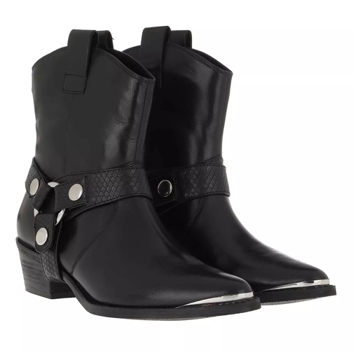 Steve Madden Gallow Bootie Black Leather Stiefelette