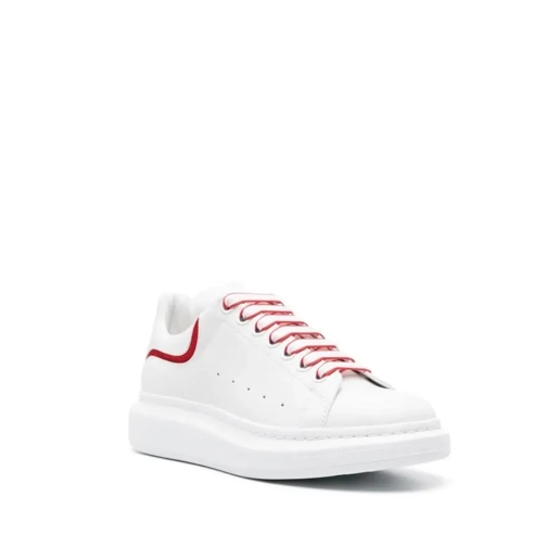 Alexander McQueen White Lace-Up Sneakers White scarpa da ginnastica bassa