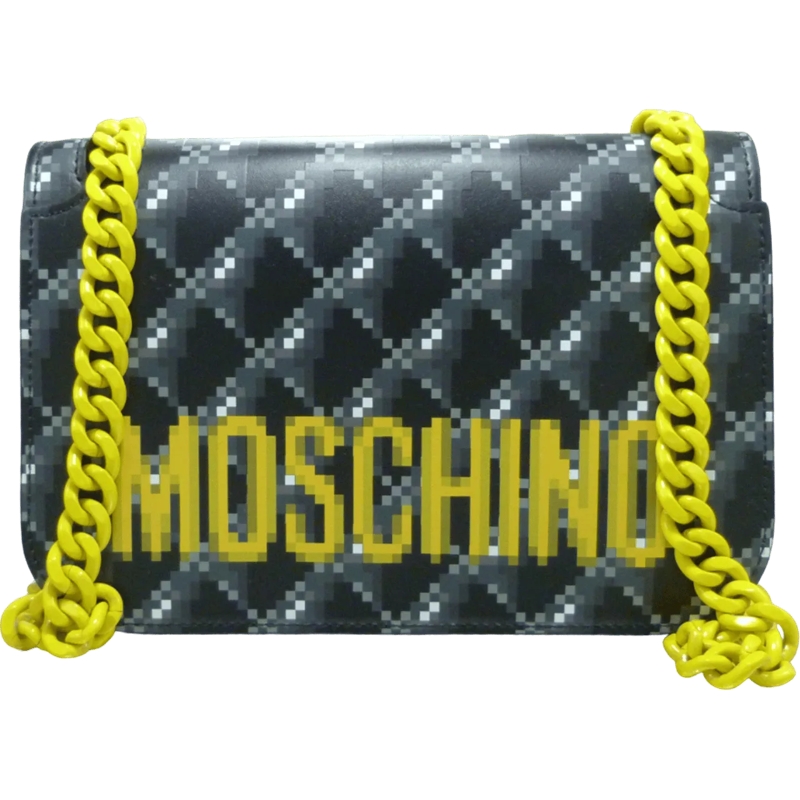 Moschino Sac à bandoulière Borsa donna multicolor in pelle mehrfarbig