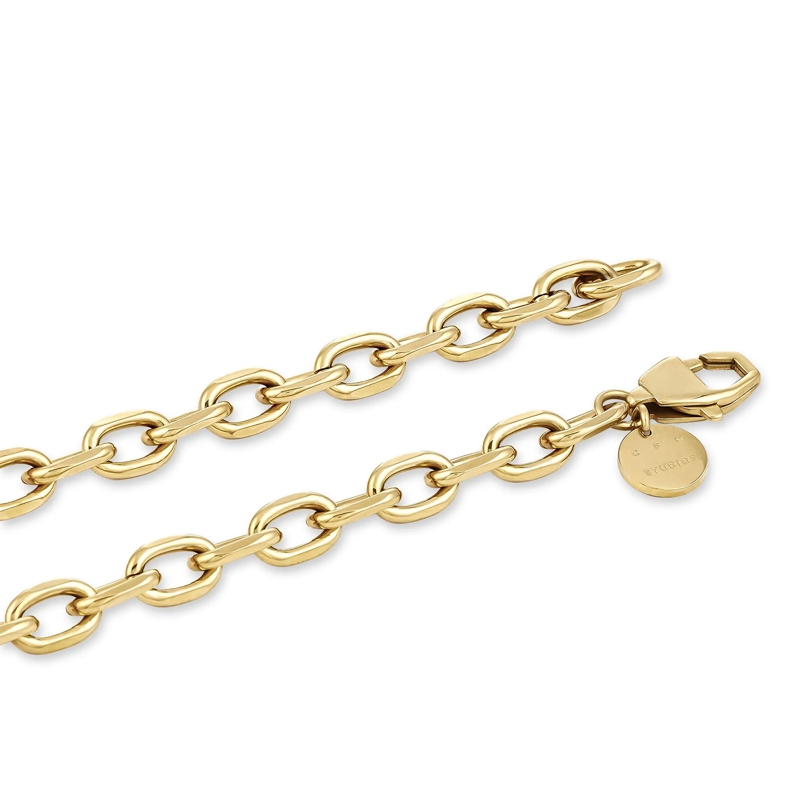 Copenhagen Mittellange Halskette Edelstahl Basic Chains gold(Image 4)