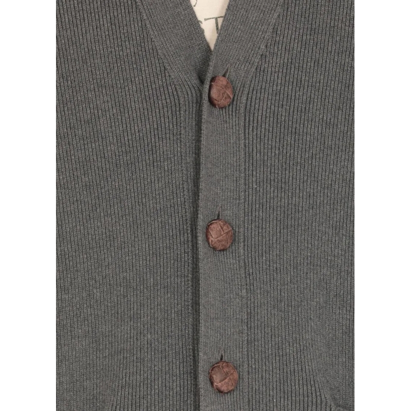 Golden Goose Strickjacke Grey Darryl Cardigan Grau(Image 5)