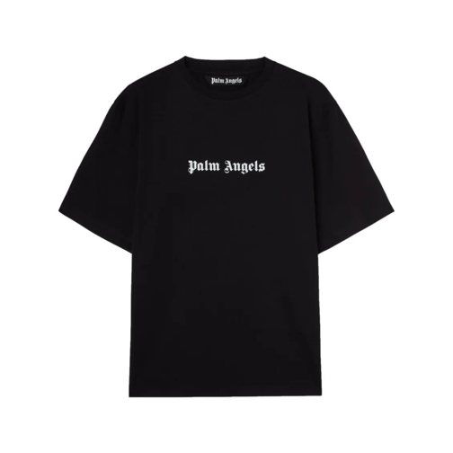 Palm Angels T-Shirts Cotton T-Shirt With Logo Black