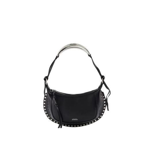 Isabel Marant Oskan Moon Purse - Leather - Black/Silver Black Borsa a tracolla