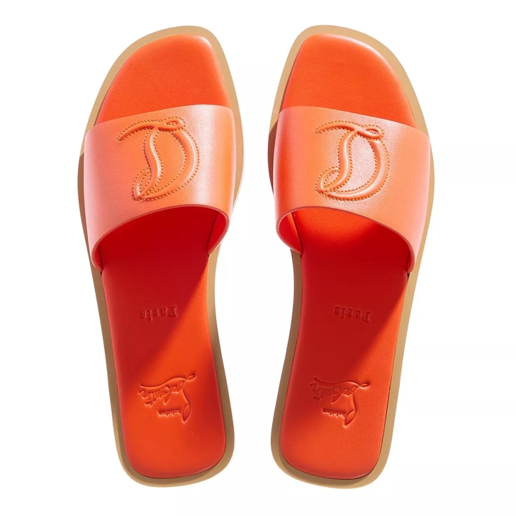 Christian Louboutin CL Mule Nappa Lining Vitamine Slide