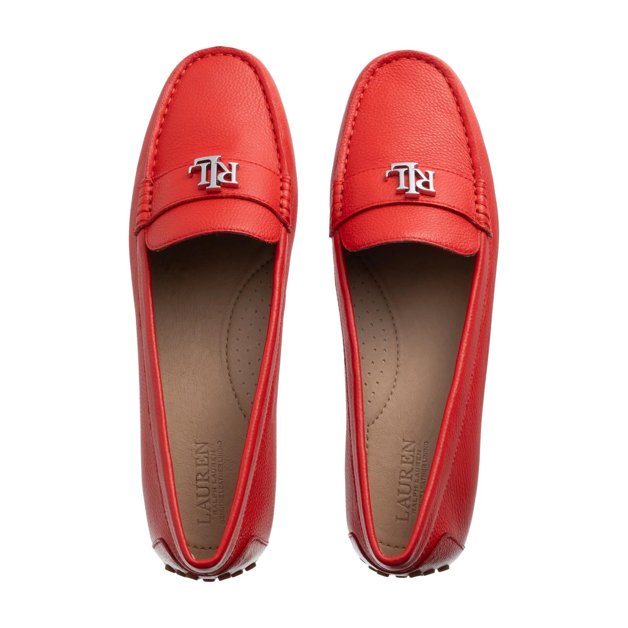 Thumbnail - Lauren Ralph Lauren Loafer - Barnsbury-Flats-Driver - Gr. 38,5 (EU) - in Rot - für Damen