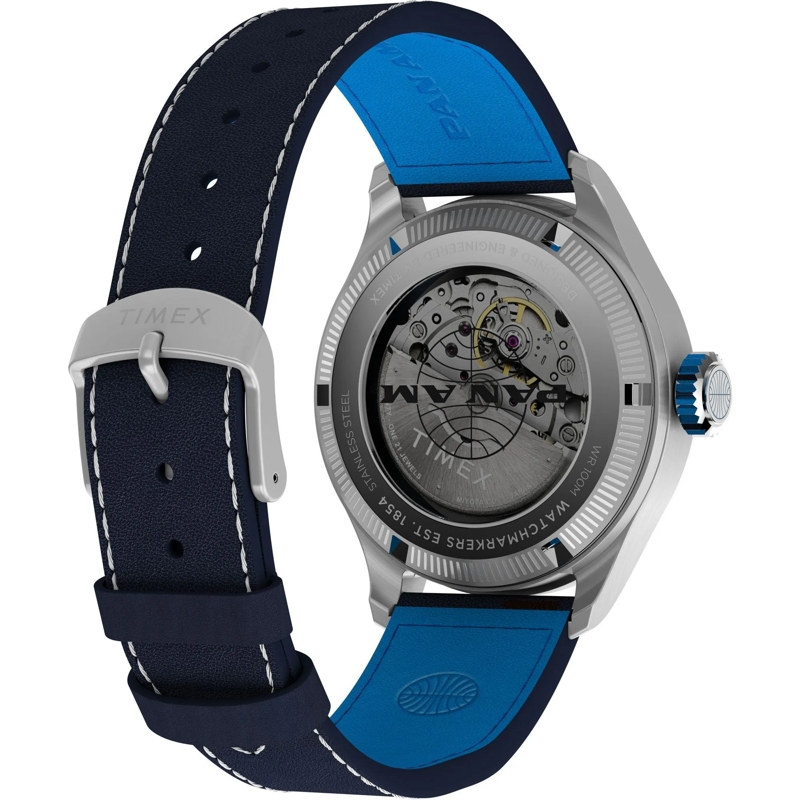 Timex Automatikuhr Mechanische Automatikuhr Timex X Pan Am® Waterbury blau(Image 4)