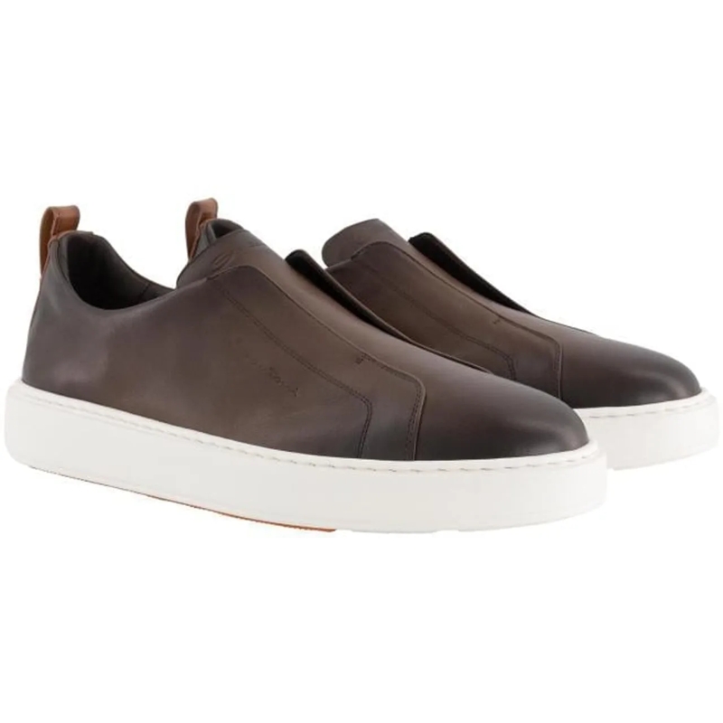 Santoni Sneaker basse Victory Sneaker braun