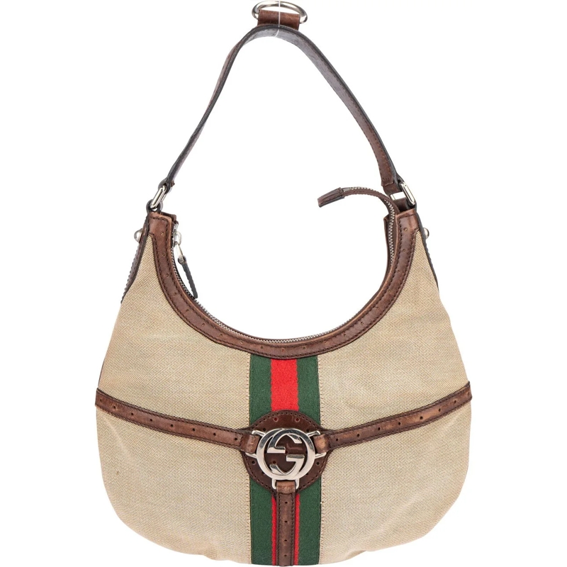 Gucci Schultertasche Gucci Central GG Hobo Bag mehrfarbig