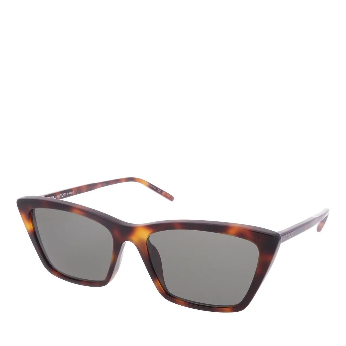 Saint Laurent Sonnenbrille - SL 737 MICA THIN-003 - Gr. unisize - in Braun - für Damen