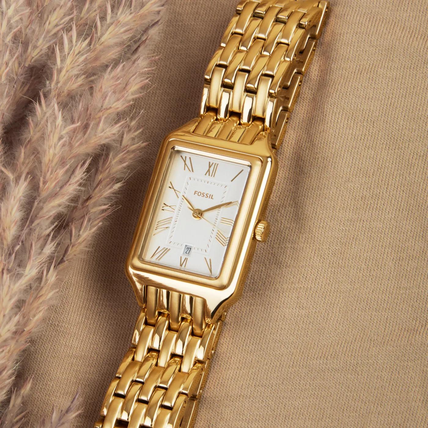 Thumbnail - Fossil Uhr - Raquel Three-Hand Date Stainless Steel Watch - Gr. unisize - in Gold - für Damen